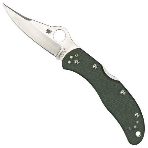 Spyderco Worker Green Sprint Run Folding Knife
