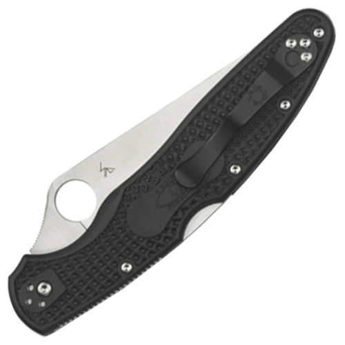 Spyderco Police Model 4 Black FRN Folding Blade Knife