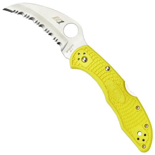 Spyderco Tasman Salt 2 Hawkbill Blade Folding Knife