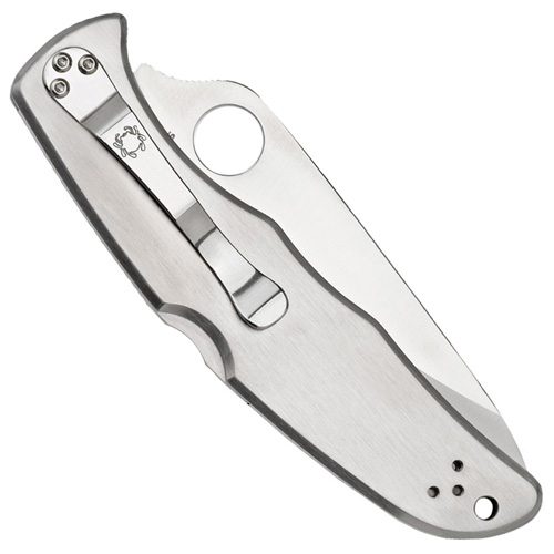 Spyderco Endura 4 Stainless Steel Satin Handle Folding Knife