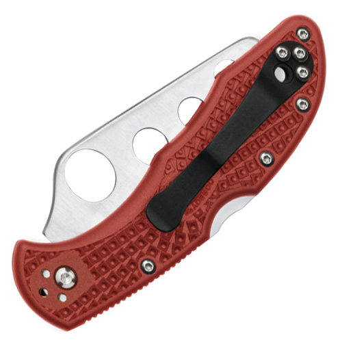 Spyderco Delica 4 Red FRN Handle Training Knife