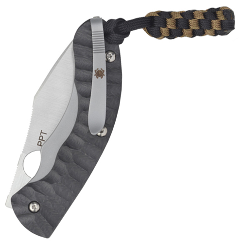 Perrin PPT Solid Carbon Fiber 4.25 Inch Handle Folding Knife