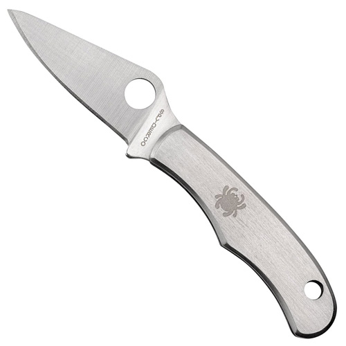 Grasshopper Stainless Steel Handle Folding Knife