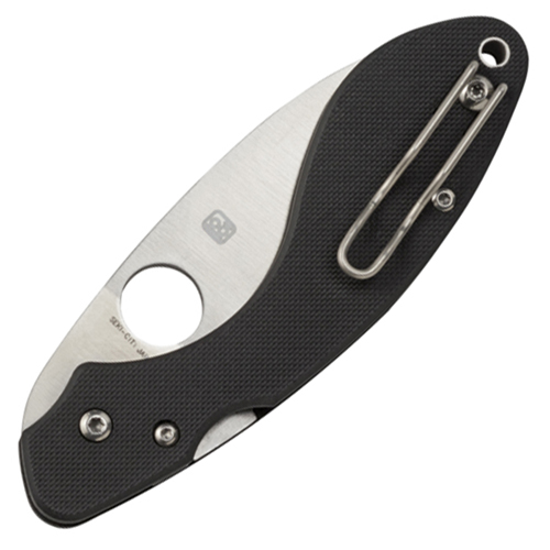 Spyderco Ouroboros Black G-10 Handle Folding Knife