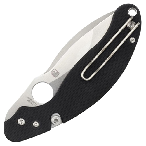 Parata VG-10 Plain Edge Blade Folding Knife - Black