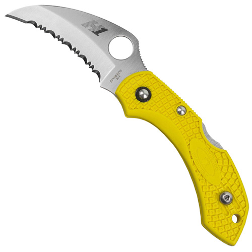 Spyderco Dragonfly 2 Salt Hawkbill Blade Folding Knife