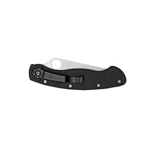 Spyderco Military Model Combo Edge Folding Knife - Black