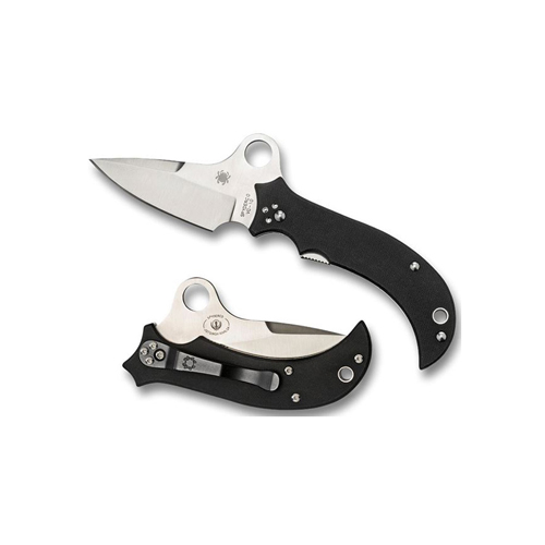 Spyderco C40GP Khalsa Sprint Black G-10 Folding Knife
