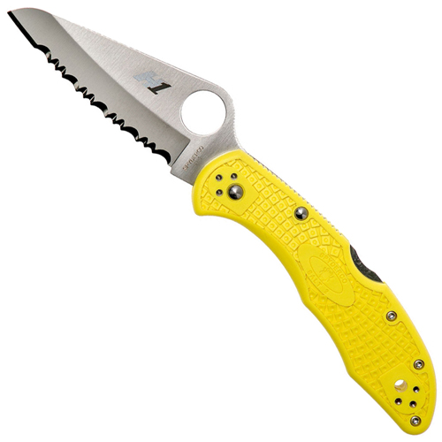 Spyderco Salt 2 Lightweight H-1 Steel Blade Folding Knife