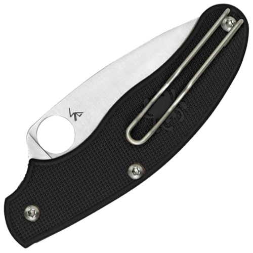 Spyderco UK Penknife Black FRN Handle Folding Knife