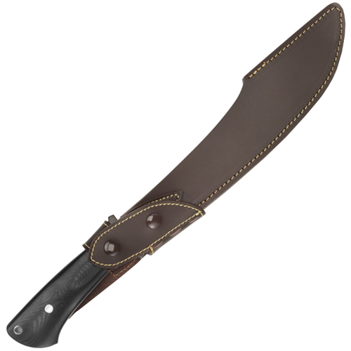 Darn Dao Plain Edge Fixed Blade Knife w/ Sheath