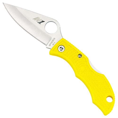 Ladybug 3 Salt Yellow FRN Handle Folding Knife