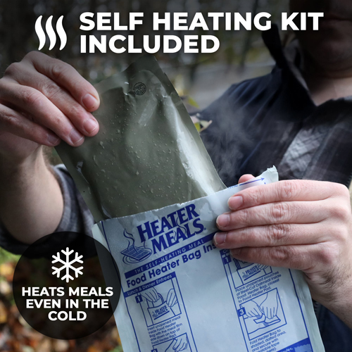 Ready-to-Eat MRE with Heater - 1 Meal