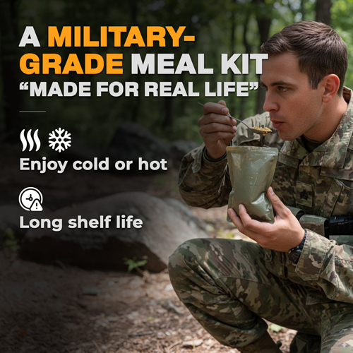 Ready-to-Eat MRE with Heater - 1 Meal