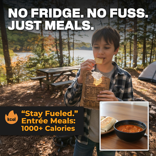 Ready-to-Eat MRE with Heater - 1 Meal