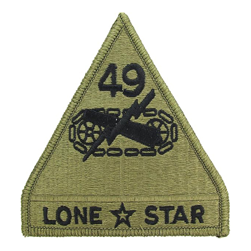 49th Armored Division Lone Star OCP Unit Patch