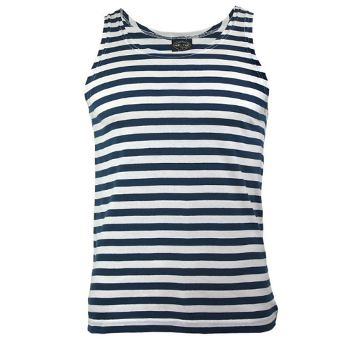 Striped Sailor Tank Top Mil-Tec Blue/White New