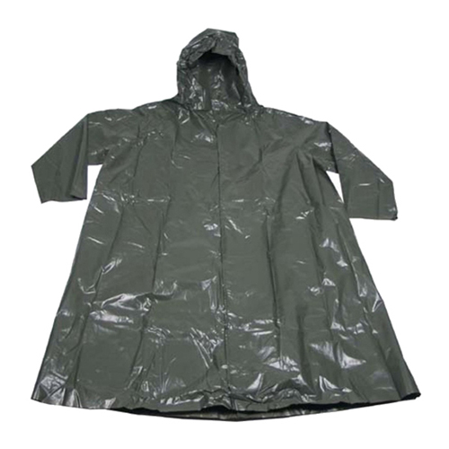 Czech OD Vinyl Lightly Used Poncho