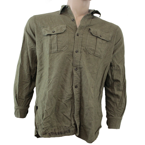 German Military Surplus Wool Field Shirt