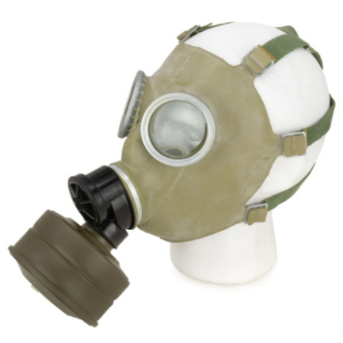 Polish MC-1 Gas Mask with Carry Bag & Filter-Size 2 (116-126)