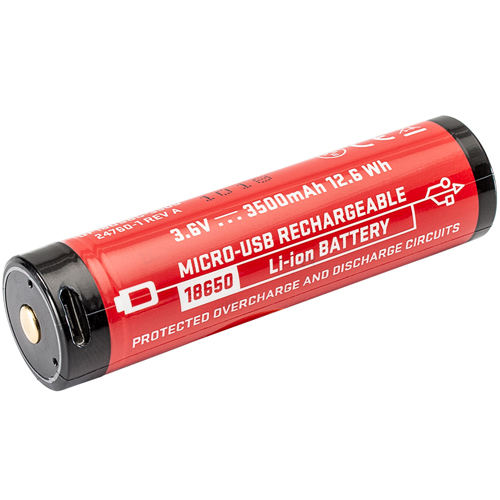 SureFire Micro USB 3500mAh Lithium Ion Rechargeable Battery