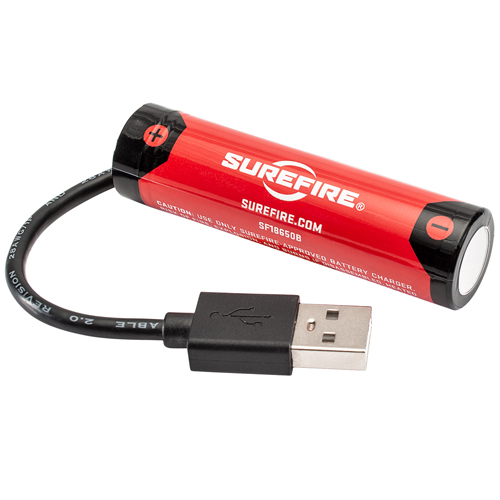 SureFire Micro USB 3500mAh Lithium Ion Rechargeable Battery
