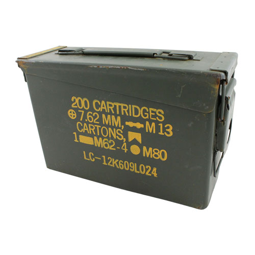 US Military 7.62mm Ammo Can Box