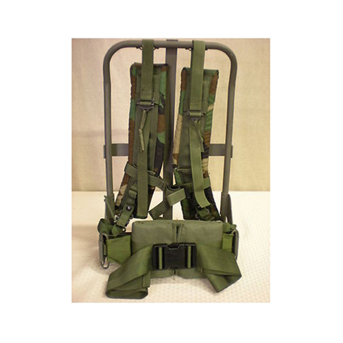 Surplus Alice Pack Frame Woodland Camo Straps Kidney Pad