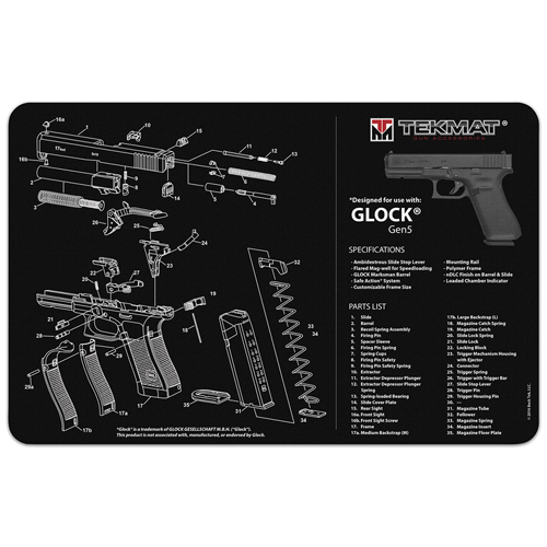 Glock Gen 5 TekMat Gun Cleaning Mat