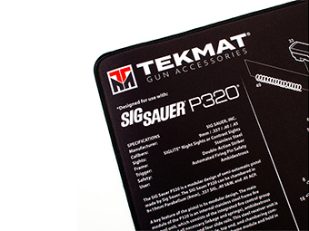 Ultra 20” Sig Sauer P320 Cleaning Mat by TekMat