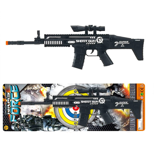 Plastic 19 Inch Sparking Gun Toy 