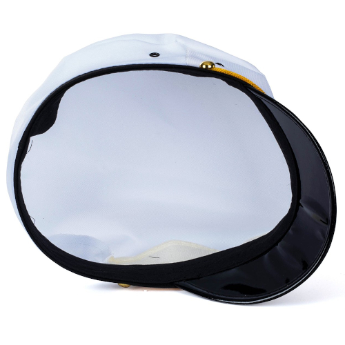 Yacht Captain Skipper Navy Sailor Boat Cap Hat Costume