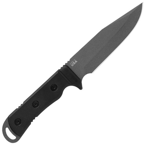 TOPS Air Wolfe AIR-01 Black G-10 Handle Fixed Knife