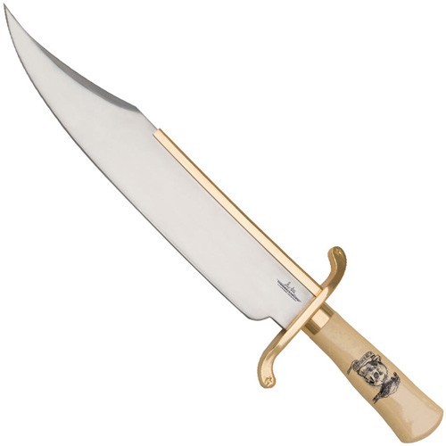 Gil Hibben Expendables Ivory Handle Bowie Knife