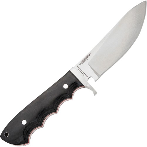 Hibben Drop Point Pro Hunter Knife: Black. Perfect for hunting. Available at Gorillasurplus.com.