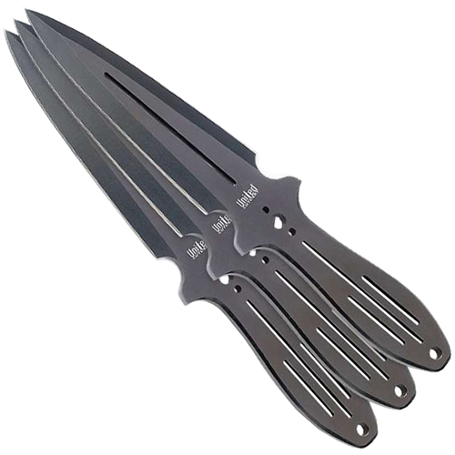United Cutlery Black Triple Threat Thrower Knife Set