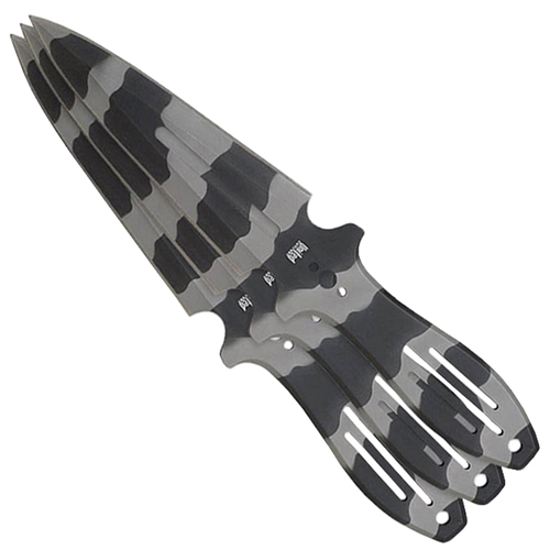United Cutlery Camo Triple Threat Thrower Knife Set