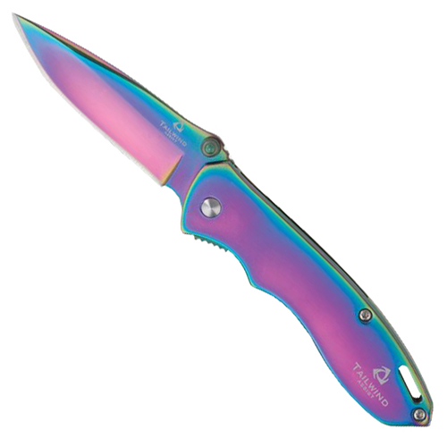 United Cutlery Tailwind Rainbow 2.625 Inch Blade Folding Knife