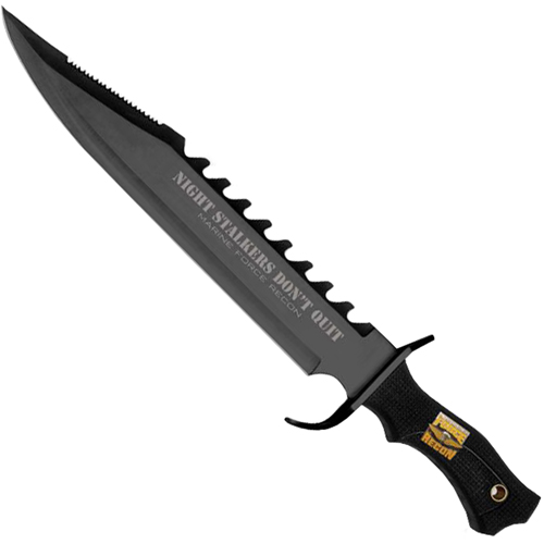 United Cutlery Marine Force Night Stalker Bowie Knife