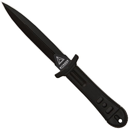 United Cutlery Special Agent Stinger Dagger Style Blade Knife with Wrist Sheath - Black