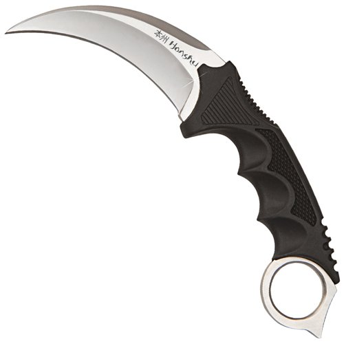 Honshu Rubber Over-Molded Handle Karambit Knife