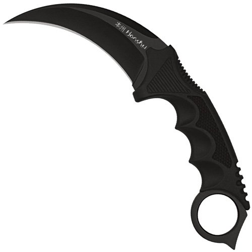 Honshu Rubber Over-Molded Handle Karambit Knife