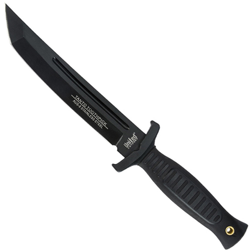 United Cutlery Combat Commander Tanto Fixed Blade Knife - Black