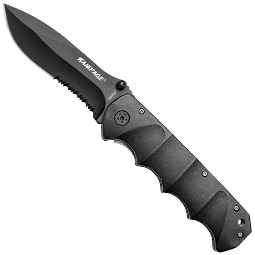 Rampage Stealth Aluminum Handle Folding Knife