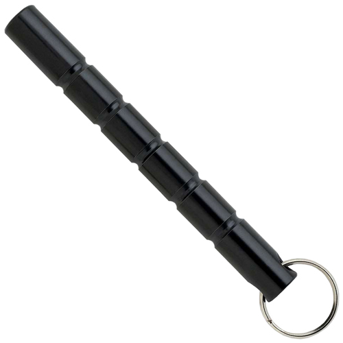Aluminum Flat Kubaton Keyring - Black