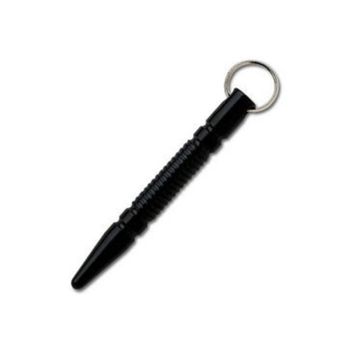 Tomahawk Black Aluminum Point Kubaton Keyring