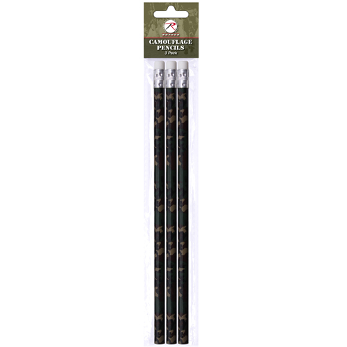 Ultra Force Woodland Camo Pencils