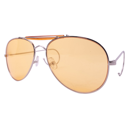 Aviator Air Force Style Sunglasses W Printed Case & Box