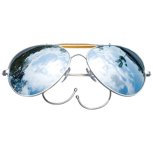 Aviator Air Force Style Sunglasses W Printed Case & Box