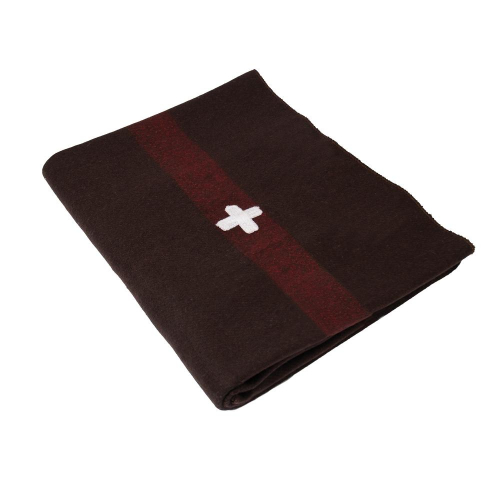 Swiss Alpine Cross Wool Field Blanket